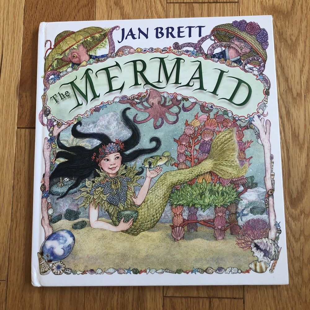 The Mermaid - By Jan Brett Oversized Hardcover